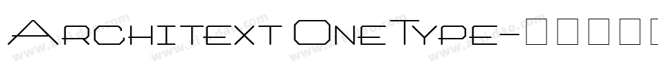 Architext OneType字体转换